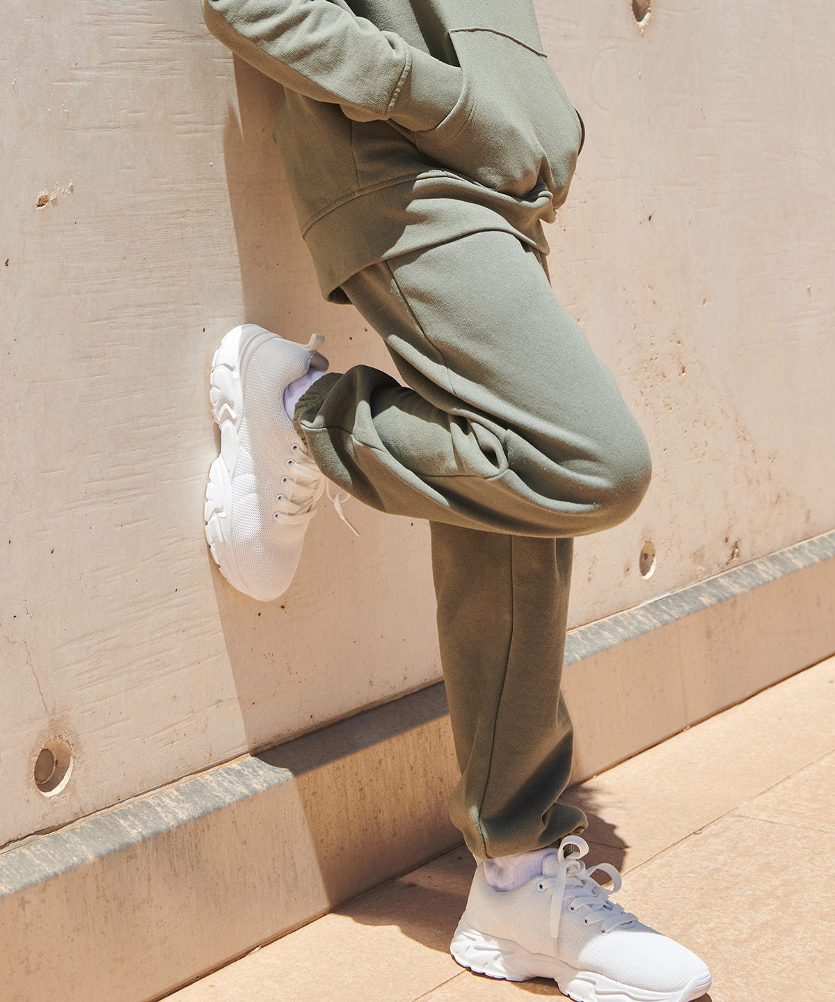 Kids sustainable fashion cuffed joggers