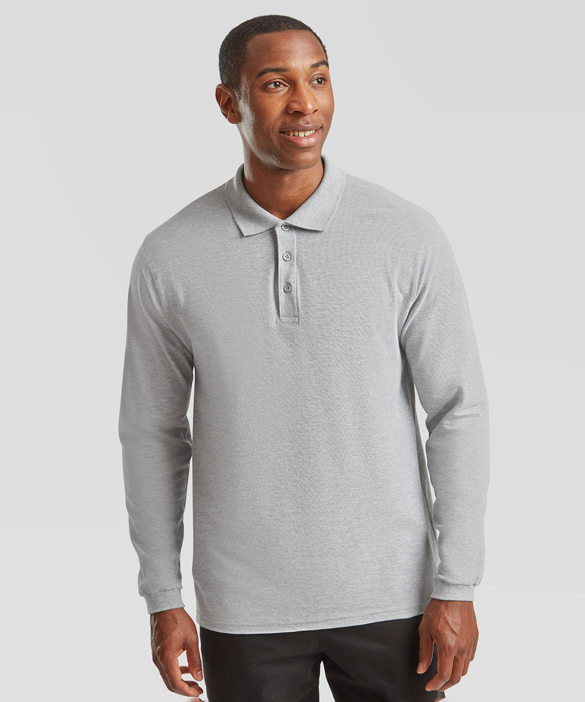 Premium long sleeve polo
