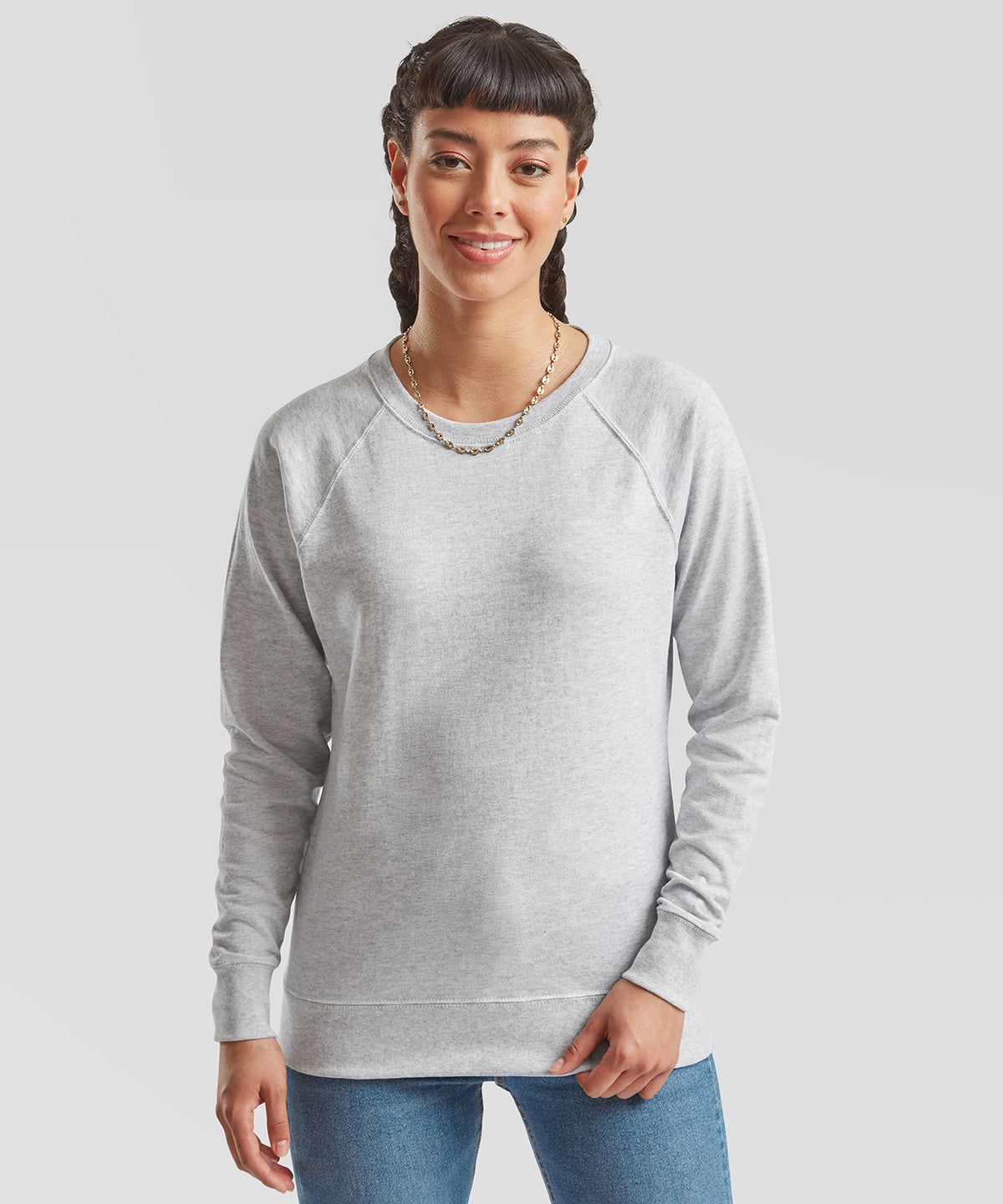 Women's lightweight raglan sweatshirt