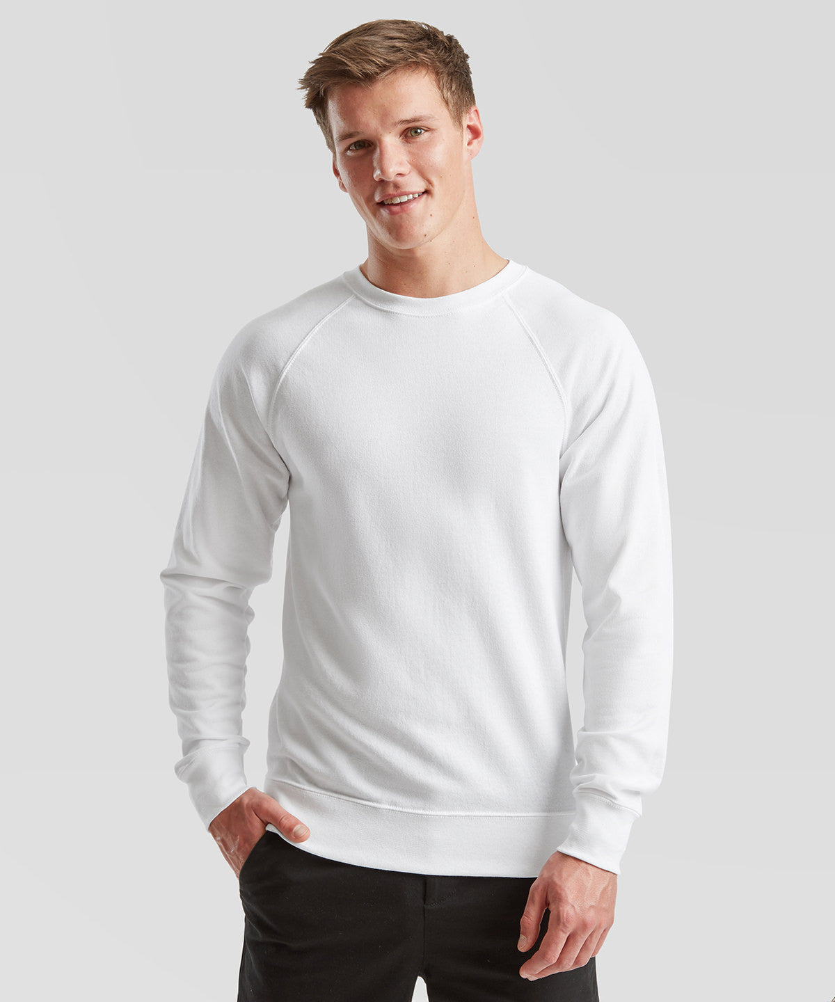 Lightweight raglan sweatshirt