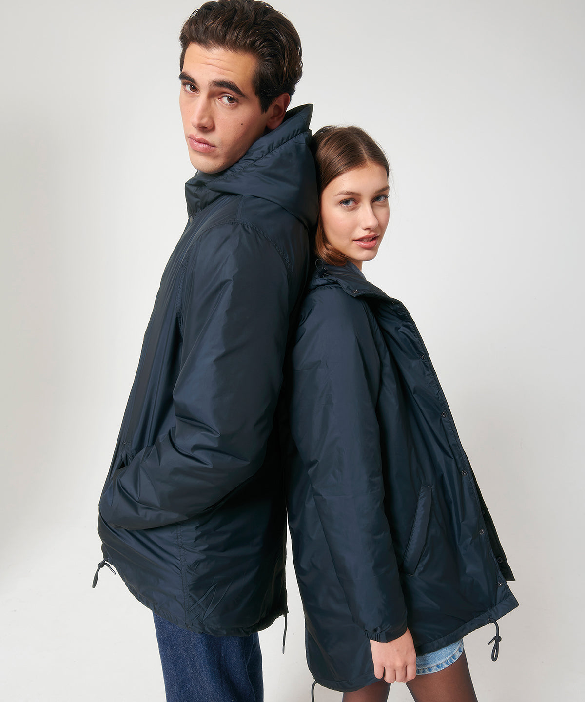 Unisex padded parka jacket (STJU841)