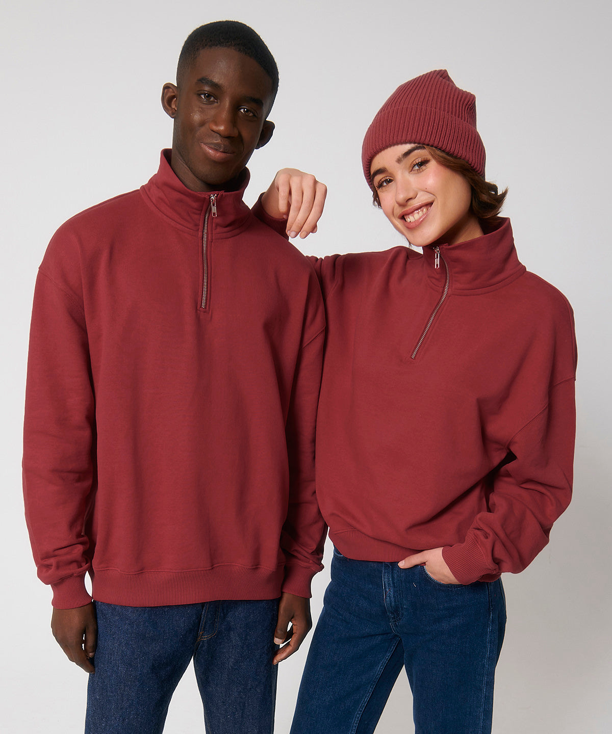 Unisex Miller dry 1/4 zip sweatshirt (STSU795)