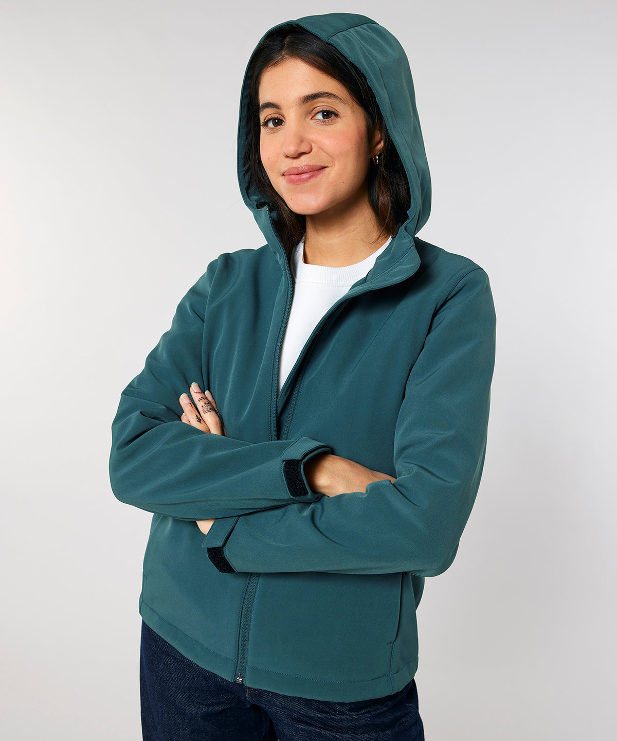 Women’s Stella Discoverer hooded softshell (STJW159)
