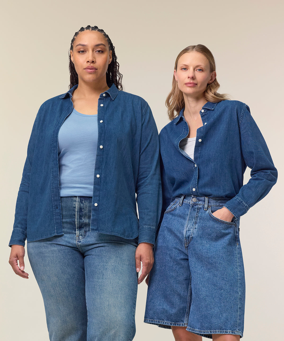 Stella denim shirt (STWW970)