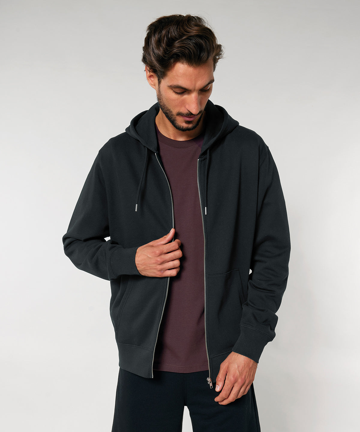 Unisex Cultivator 2.0 iconic zip-thru hoodie sweatshirt (STSU179)