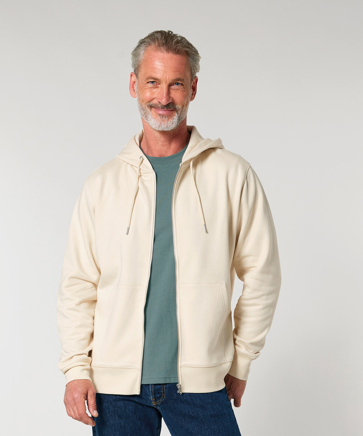 Unisex Cultivator 2.0 iconic zip-thru hoodie sweatshirt (STSU179)