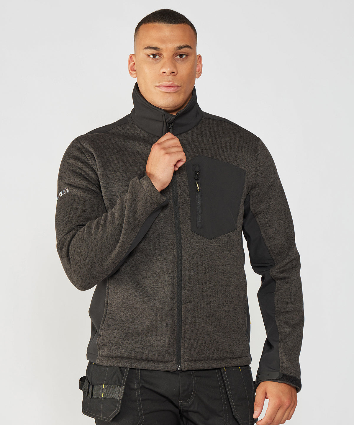 Brady zip-through knitted fleece