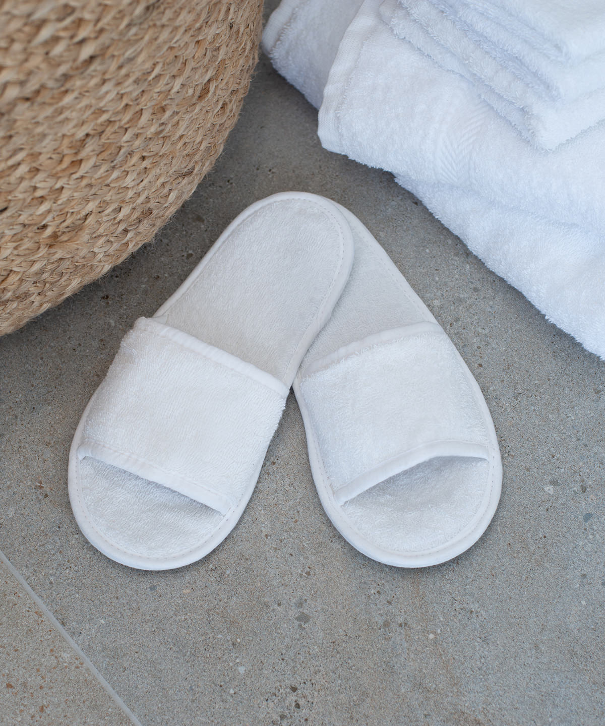 Classic terry slippers (open-toe)