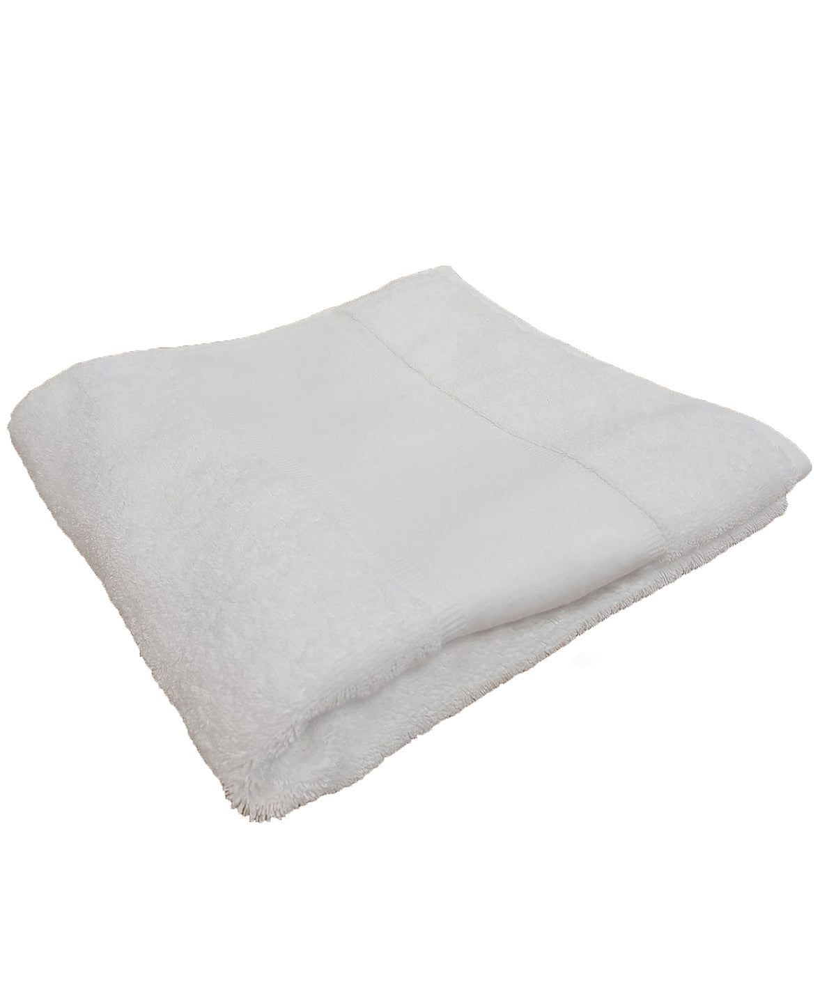 Organic hand towel with printable border