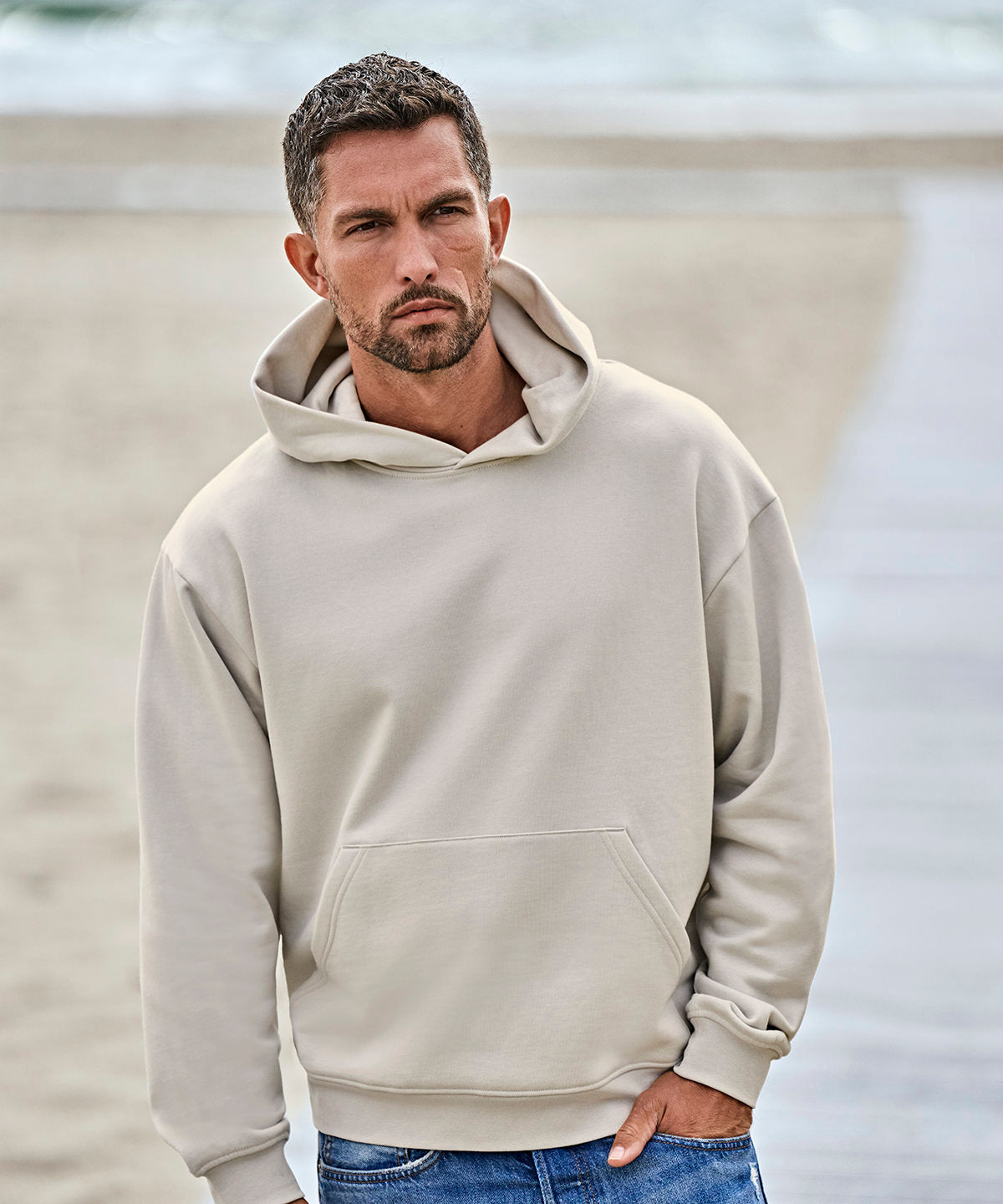 Urban heavy loose-fit hooded sweatshirt (5162)