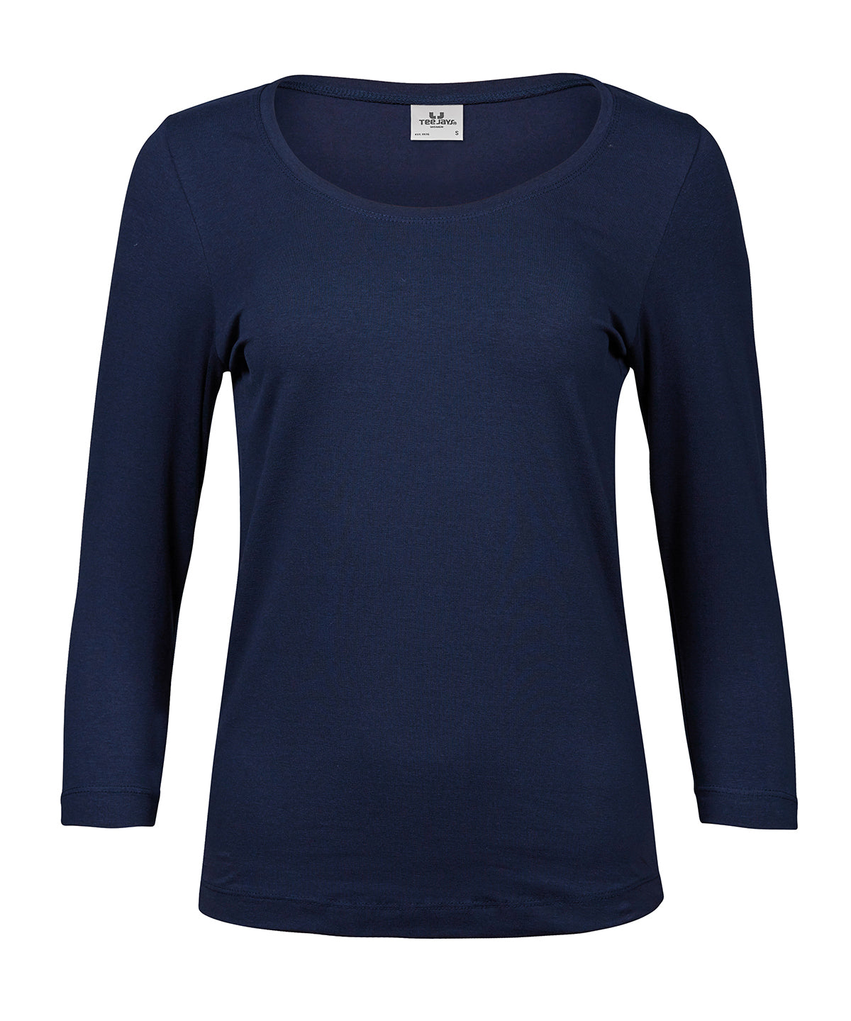 Women’s stretch 3/4-sleeve tee (460)