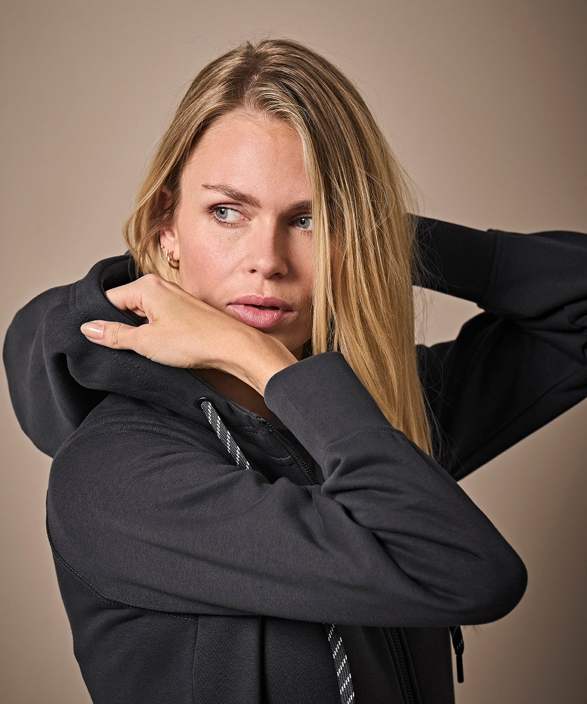 Women’s fashion full-zip hoodie (5436)