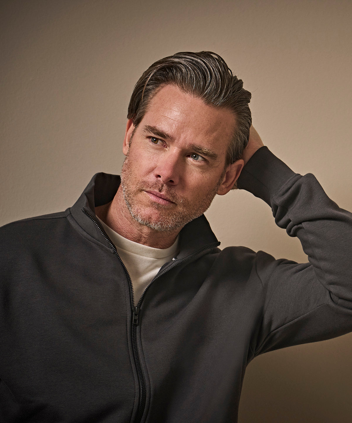 Full-zip sweat cardigan (5440)