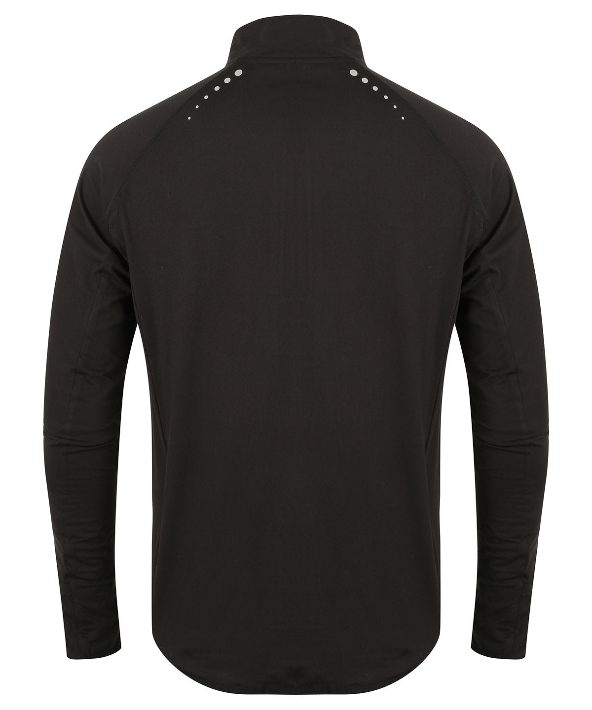 Long-sleeved ¼ zip top