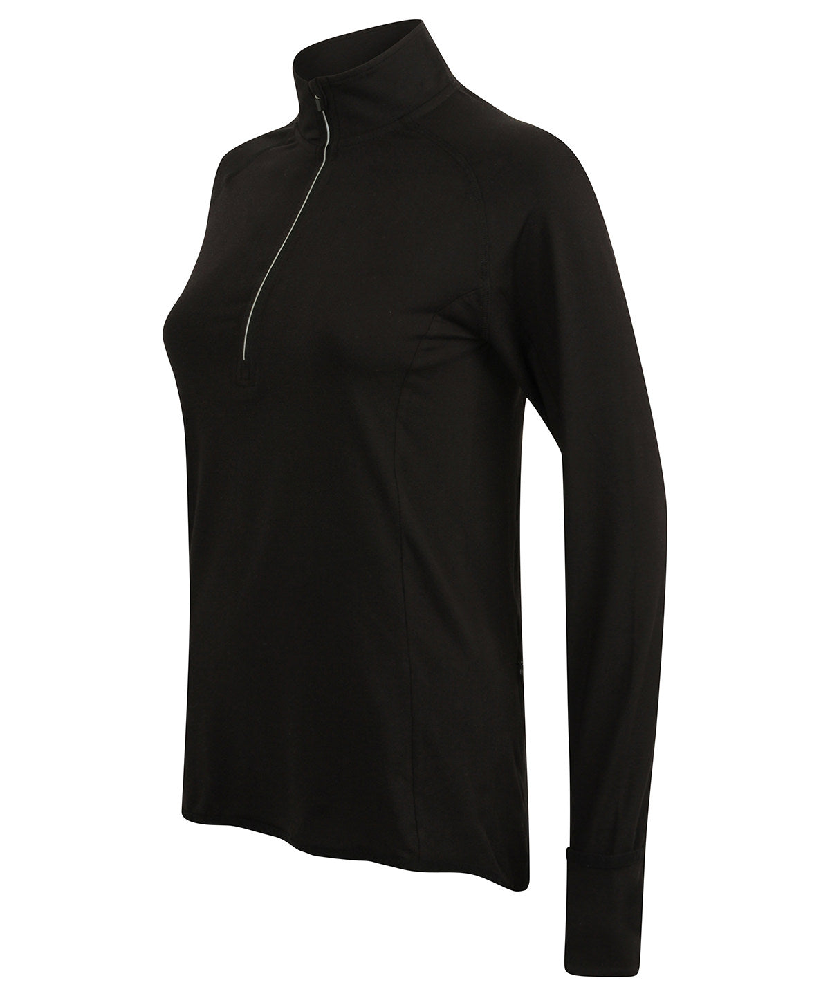 Women's long-sleeved ¼ zip top