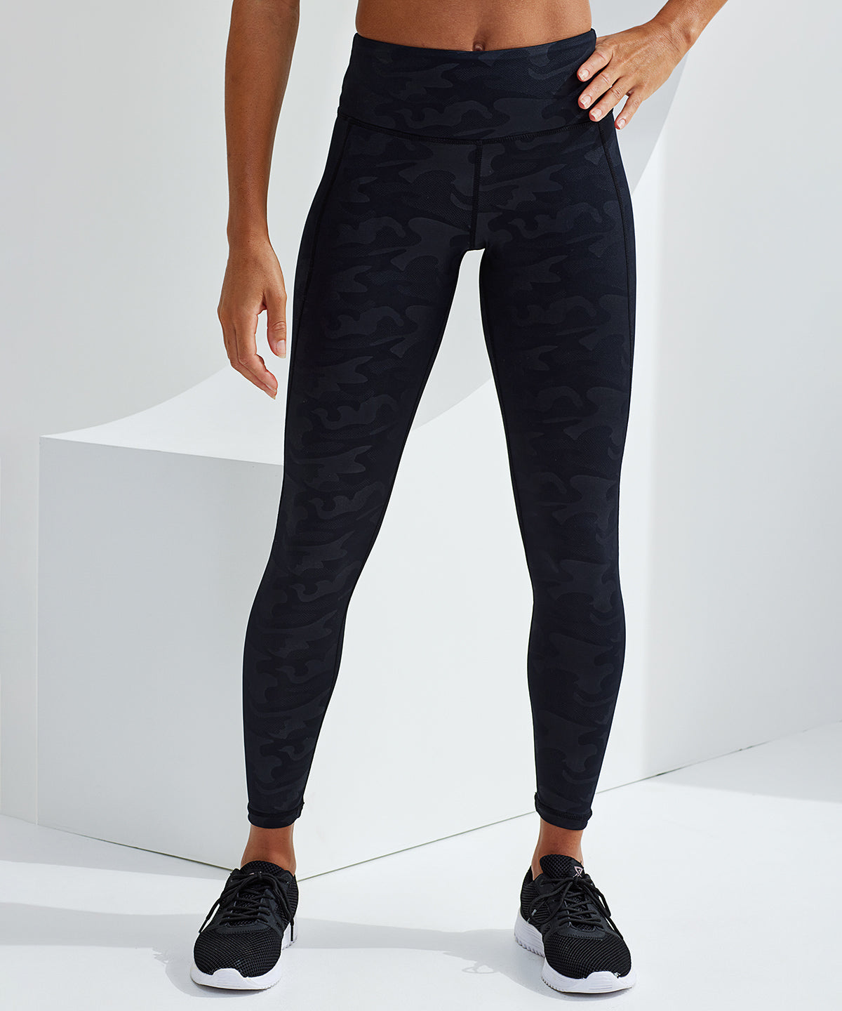 Women's TriDri® performance camo leggings full-length