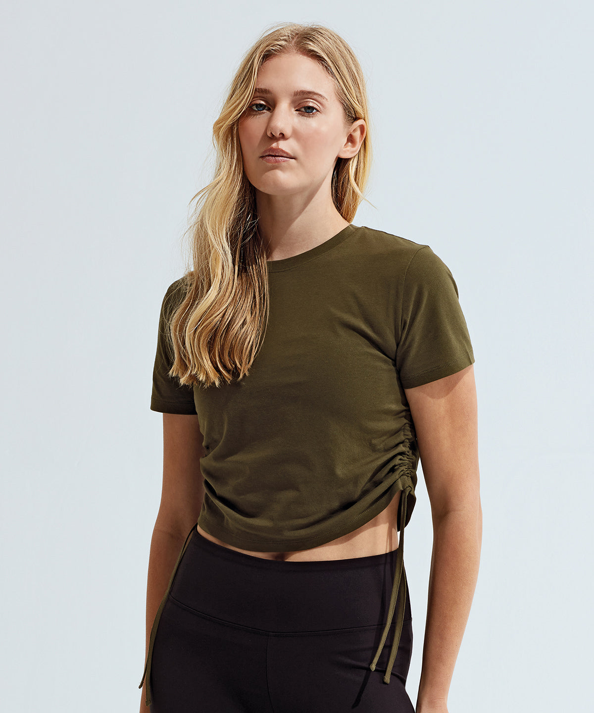 Women’s TriDri® ruched crop top