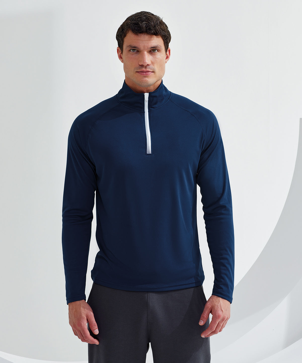 TriDri® long sleeve performance ¼ zip