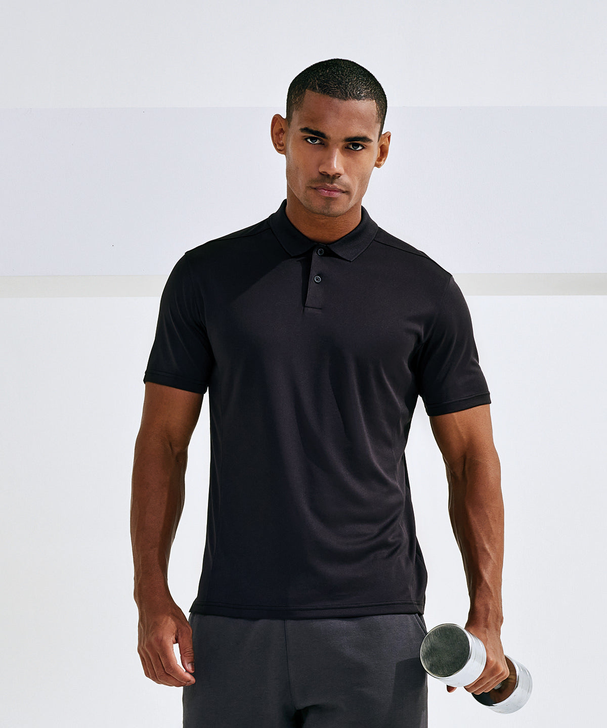 TriDri® Ion-Charge panelled polo