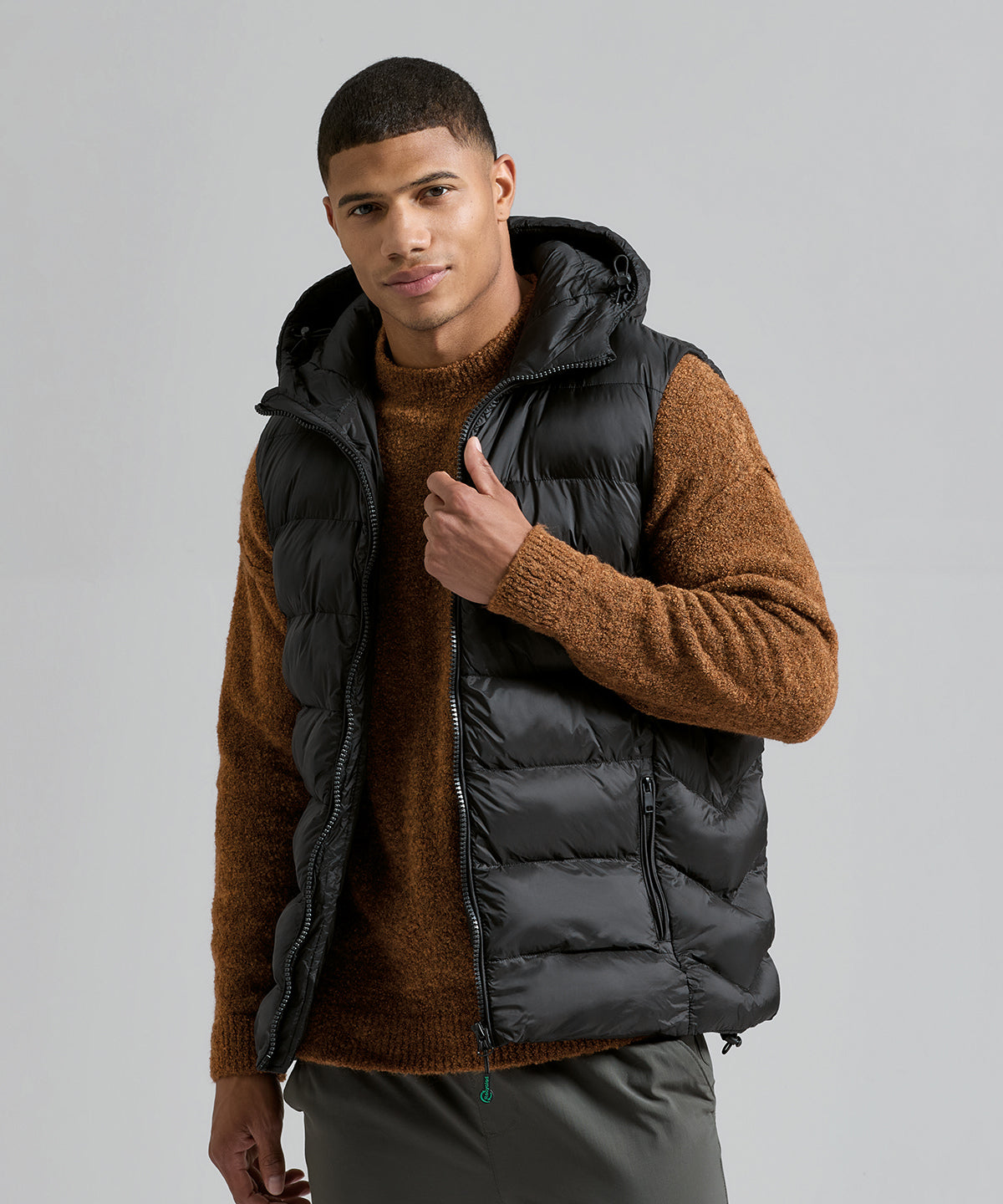 Solitude recycled hooded bodywarmer