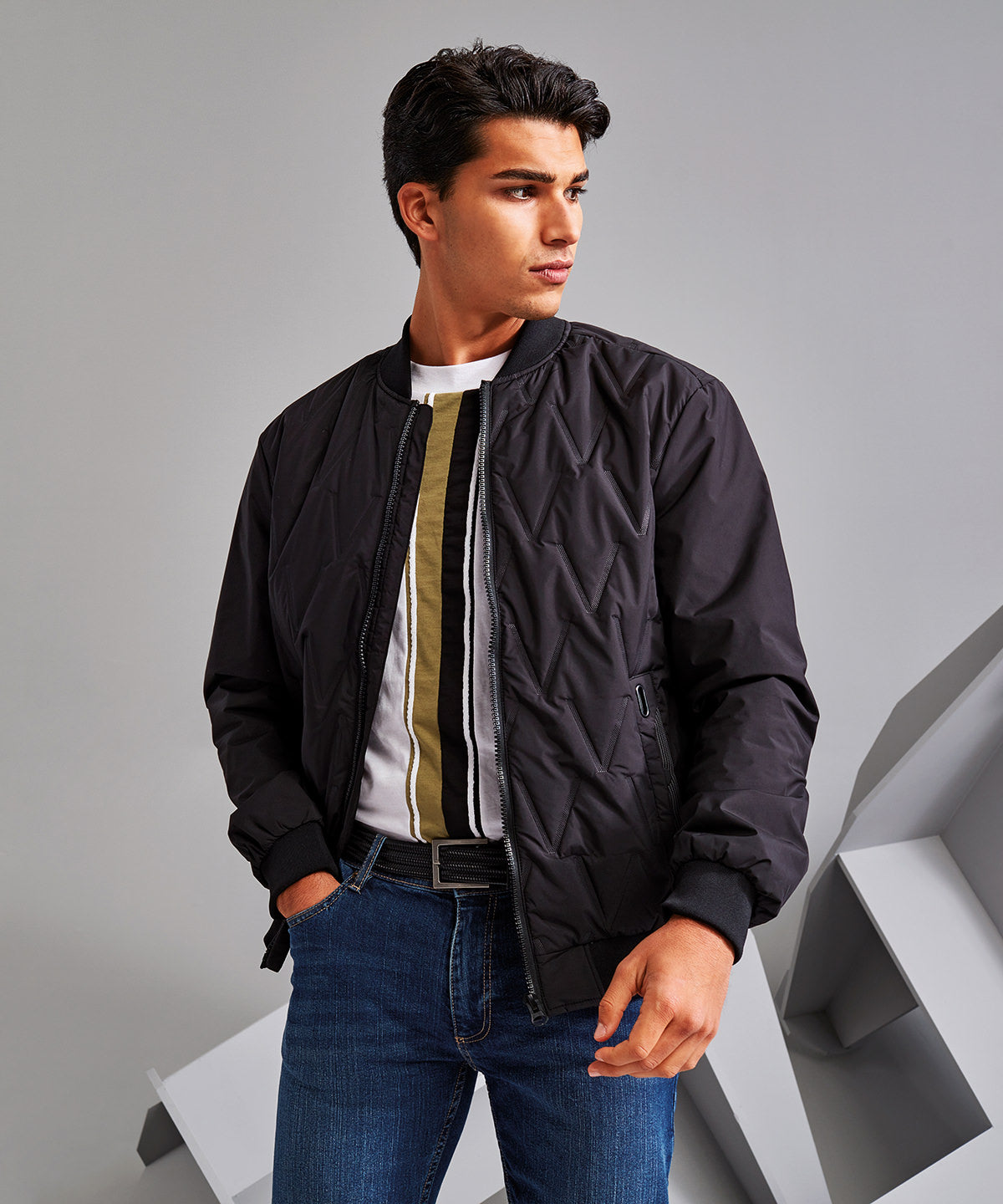 Vector moulded bomber jacket