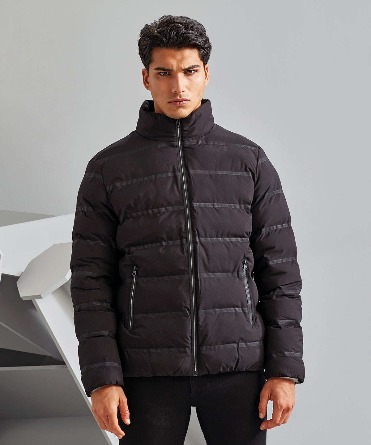 Welded padded jacket