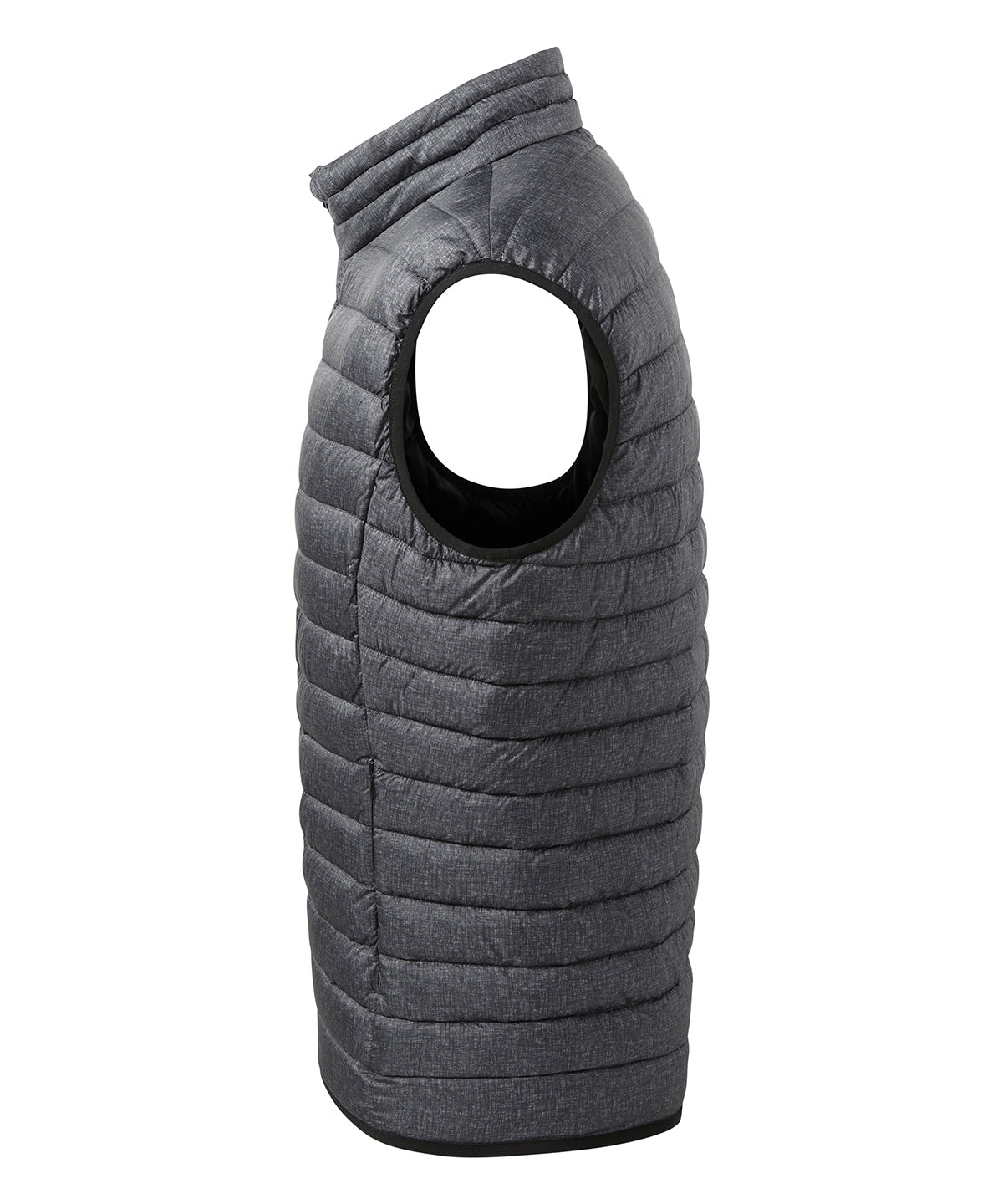 Melange padded gilet