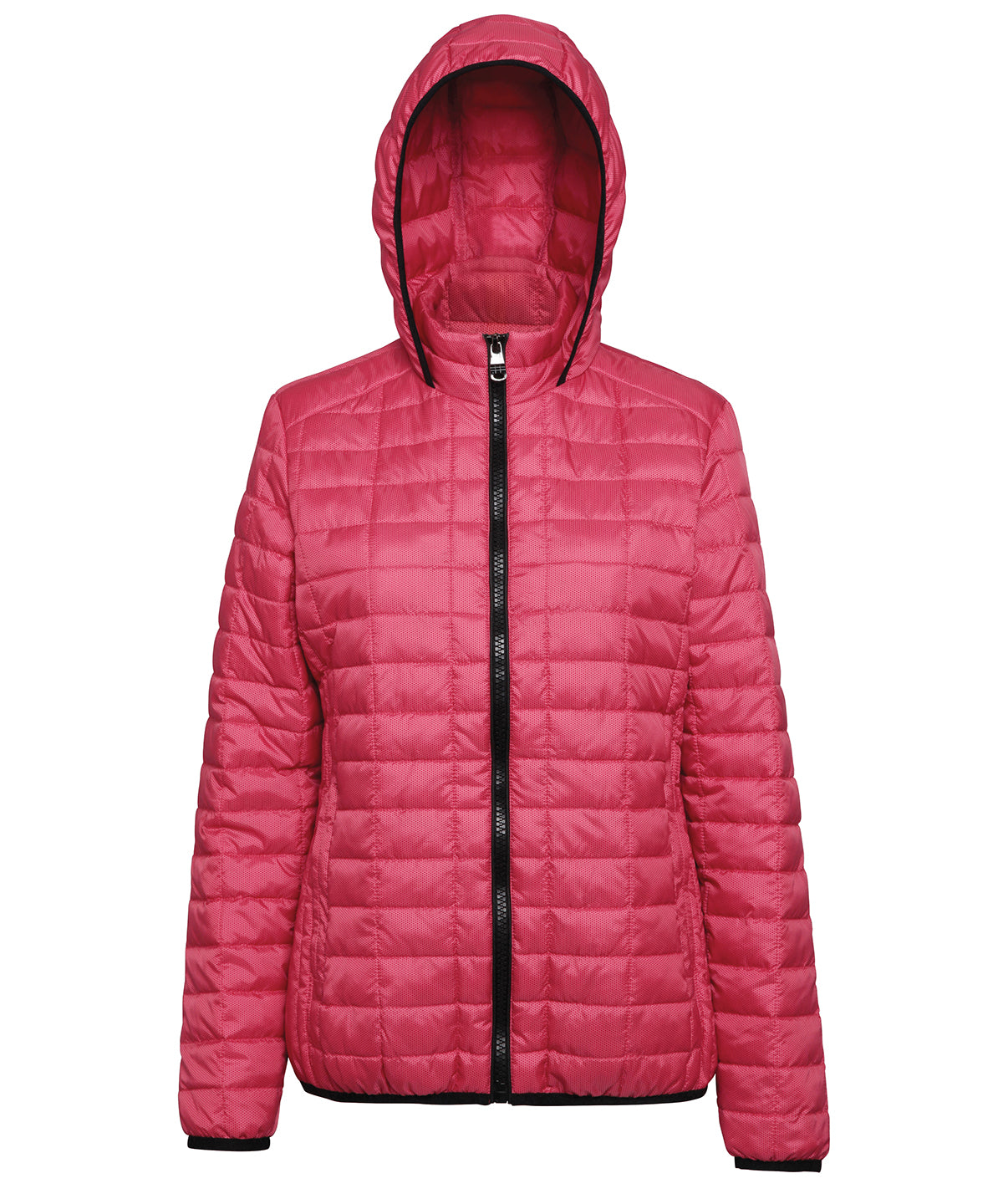 Women's honeycomb hooded jacket