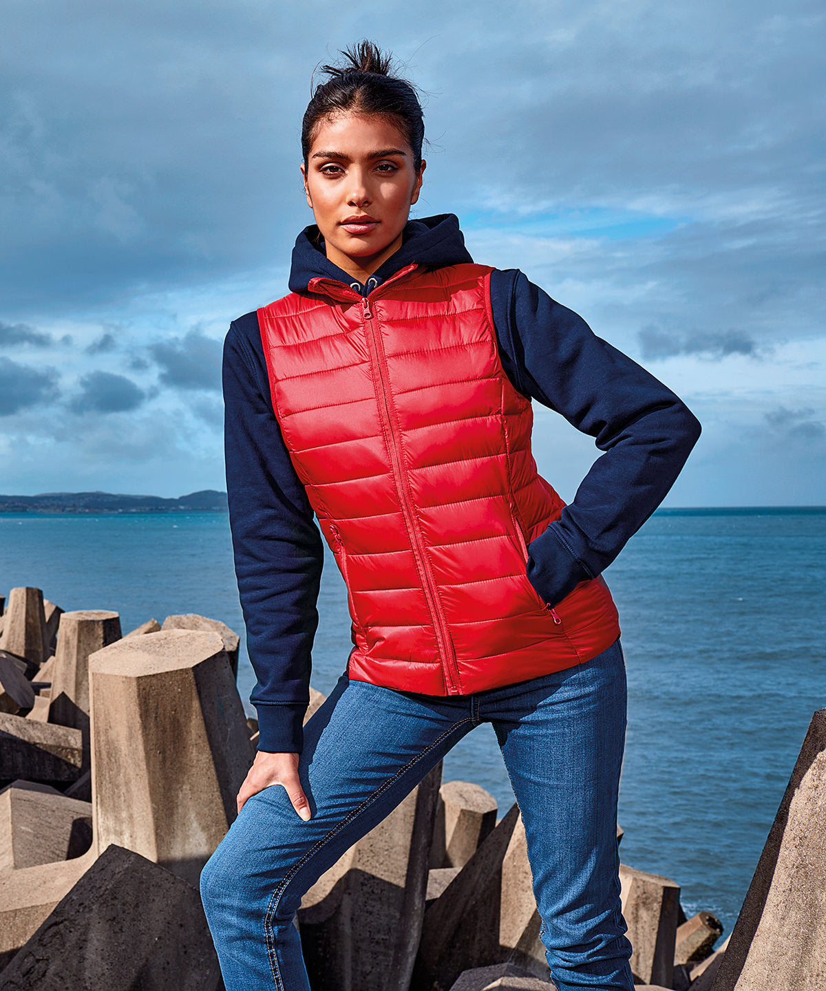 Women's terrain padded gilet