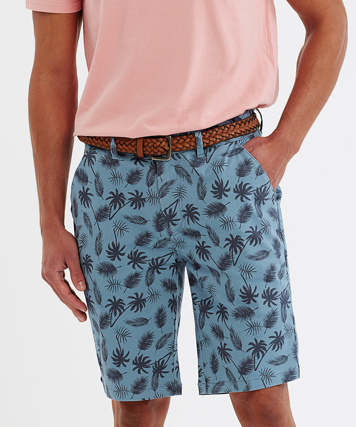 Men’s palm print shorts