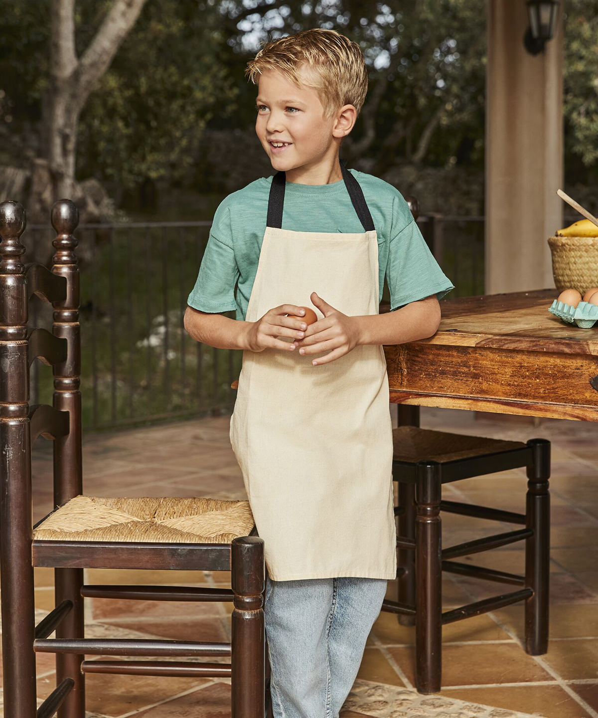 Fairtrade cotton junior craft apron