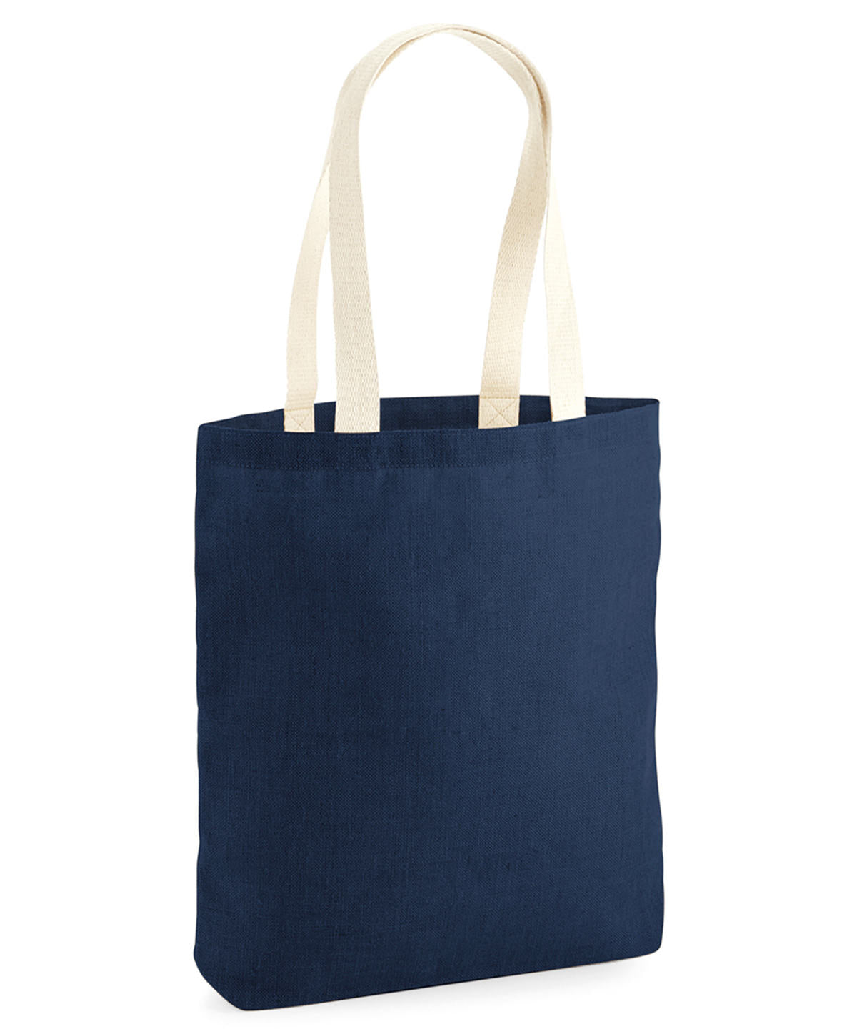 Unlaminated jute tote