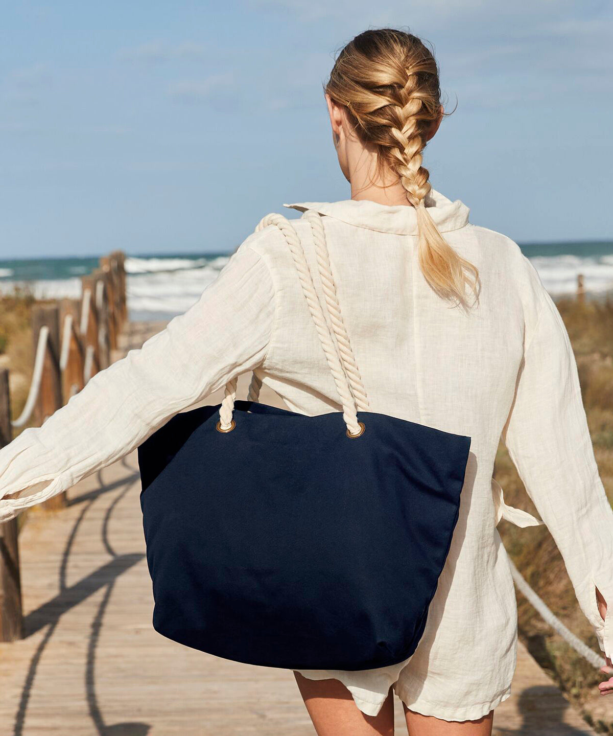 Nautical beach bag