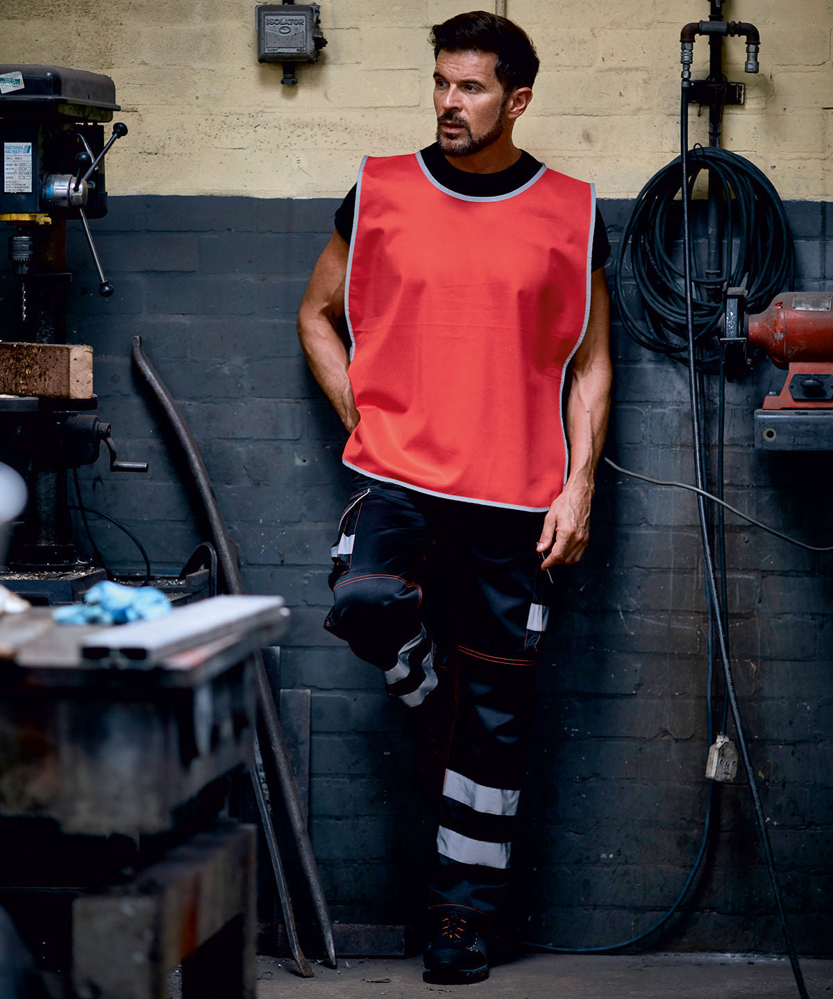 Hi-vis reflective border tabard (HVJ259)