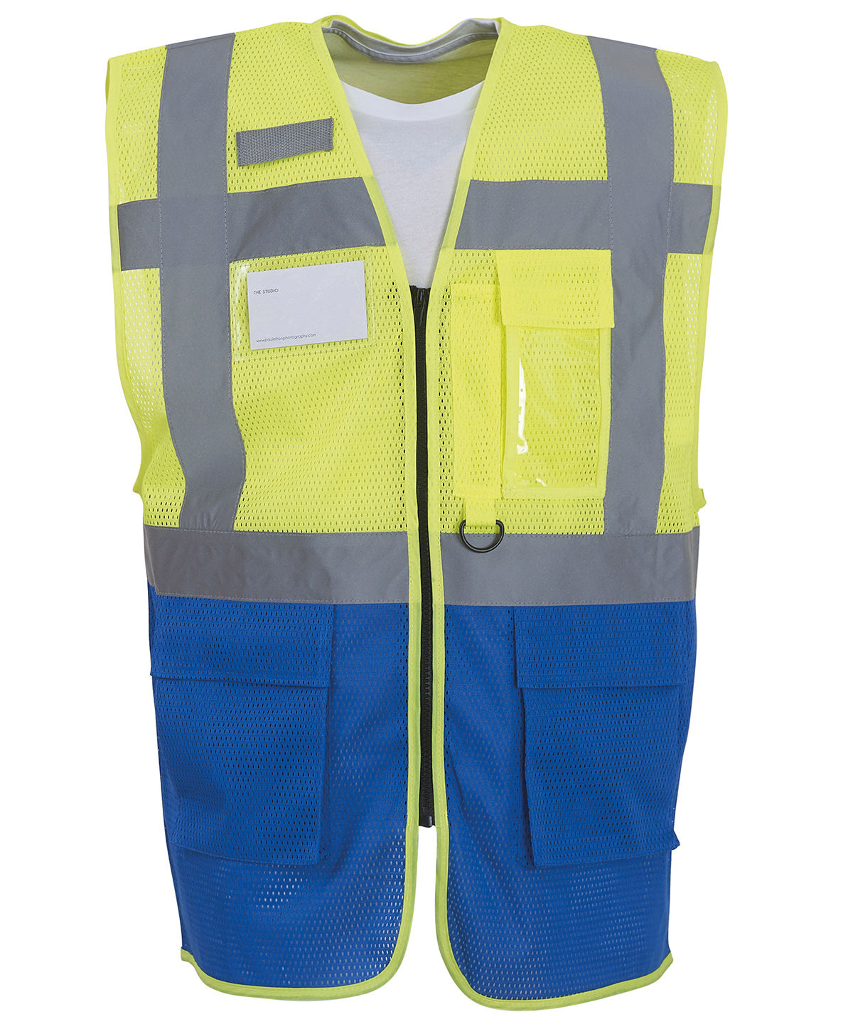 Hi-vis top cool open-mesh executive waistcoat (HVW820)