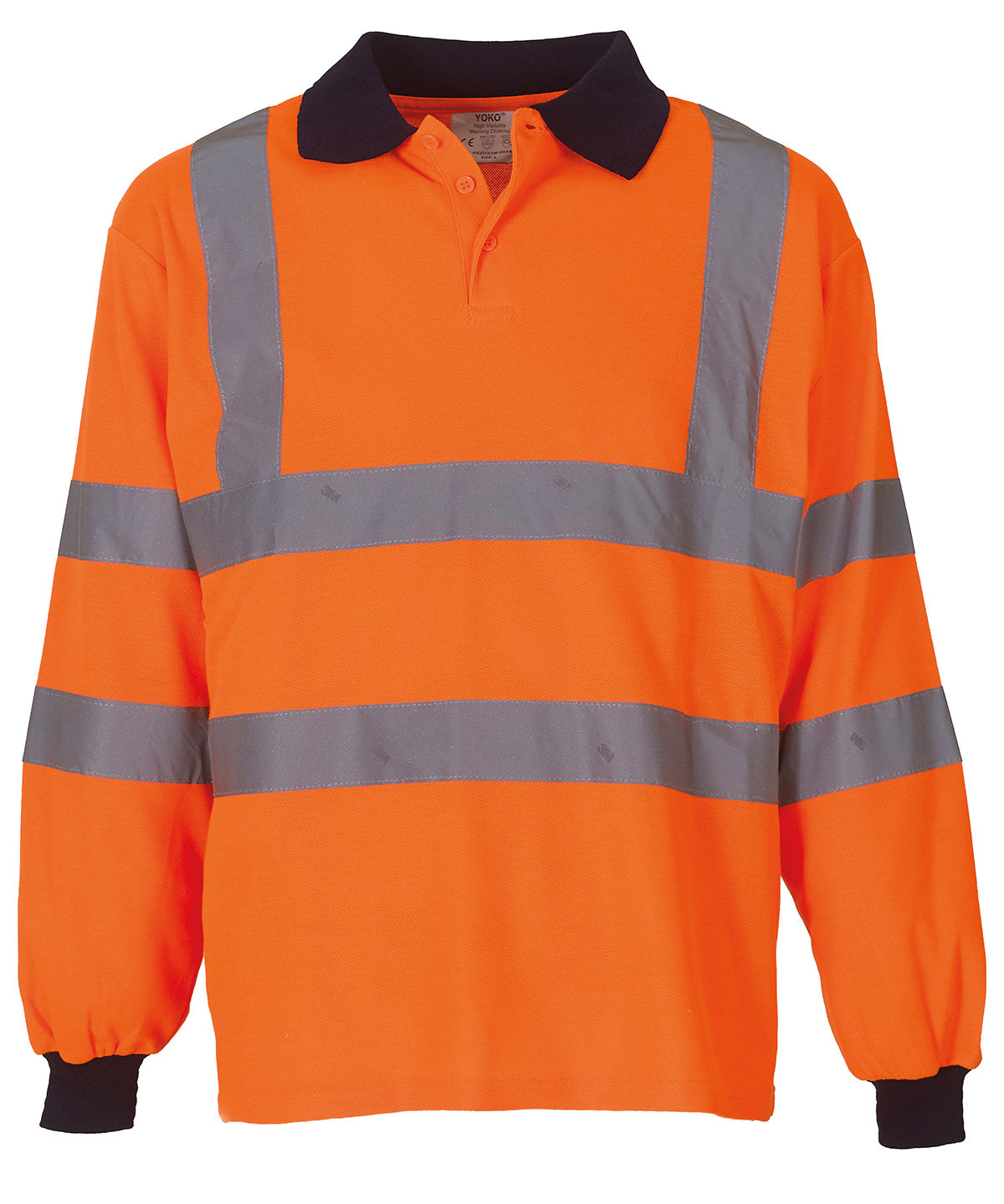 Hi-vis long sleeve polo (HVJ310)