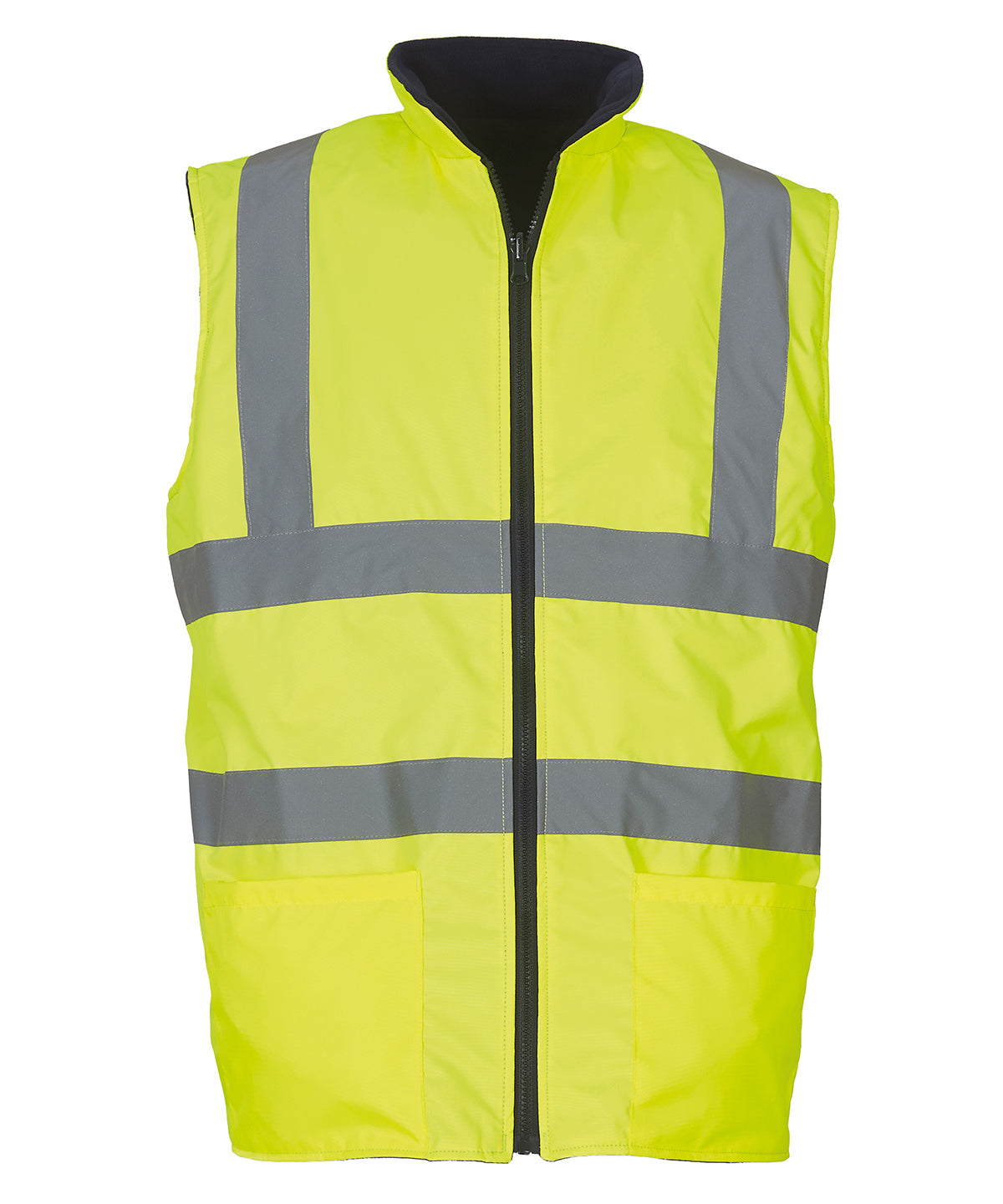 Hi-vis reversible fleece bodywarmer (HV008F)
