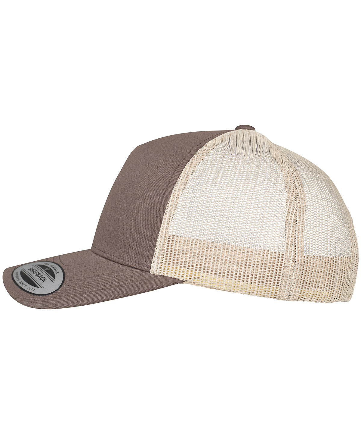 5-panel retro trucker 2-tone cap (6506T)