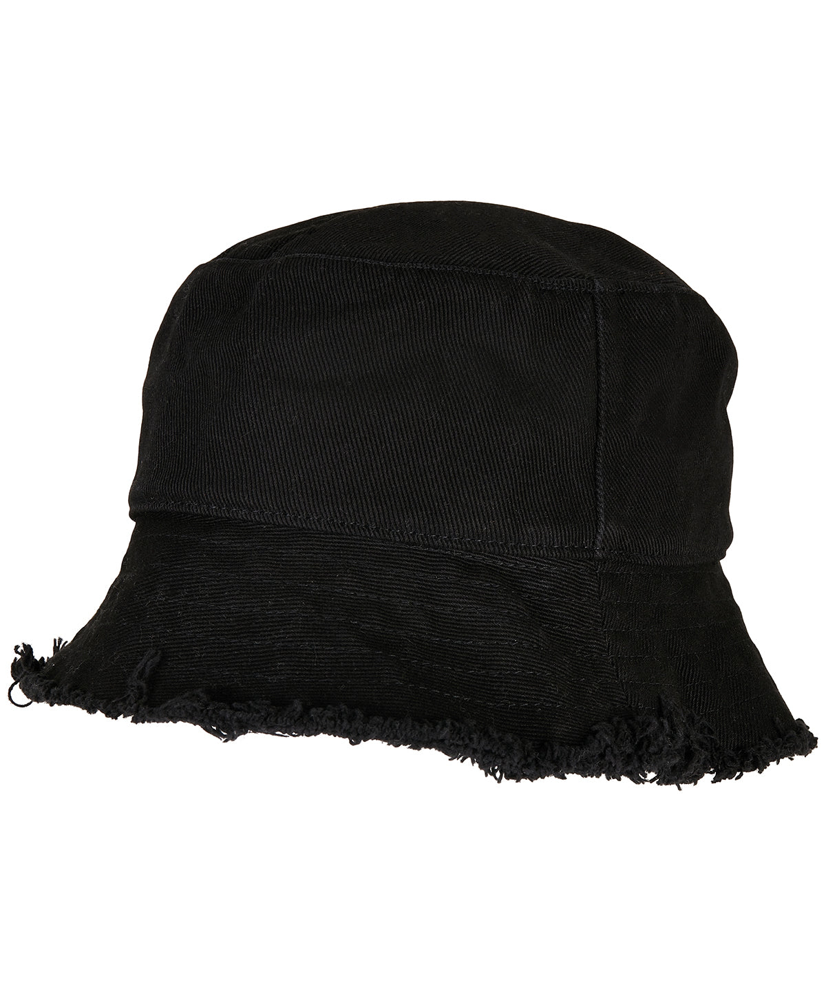 Open edge bucket hat