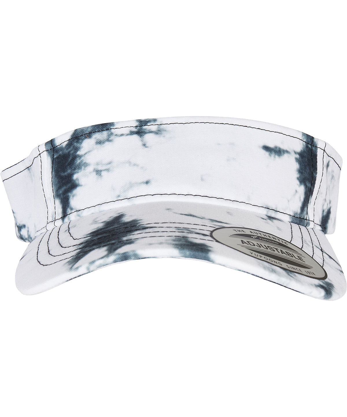 Batik dye curved visor cap