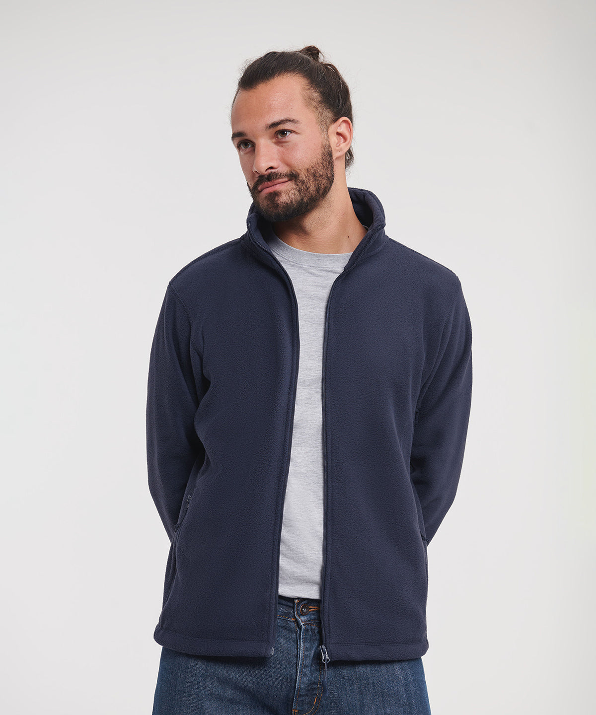 Full-zip outdoor fleece