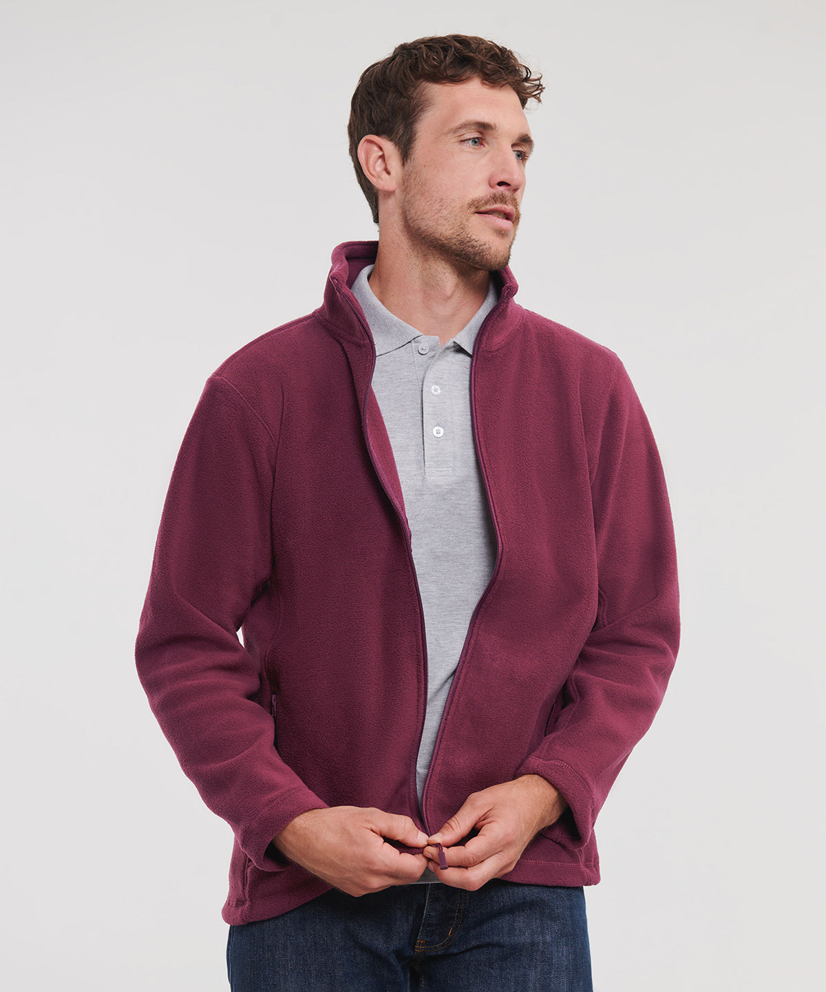Full-zip outdoor fleece