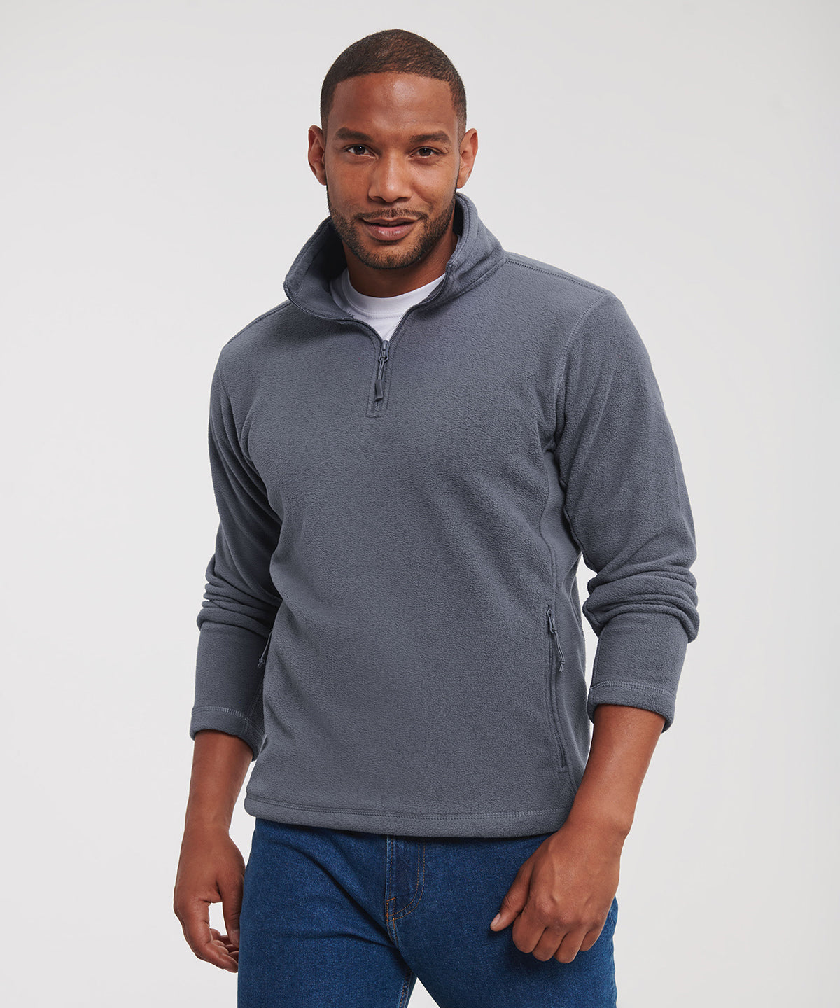 ¼-zip outdoor fleece