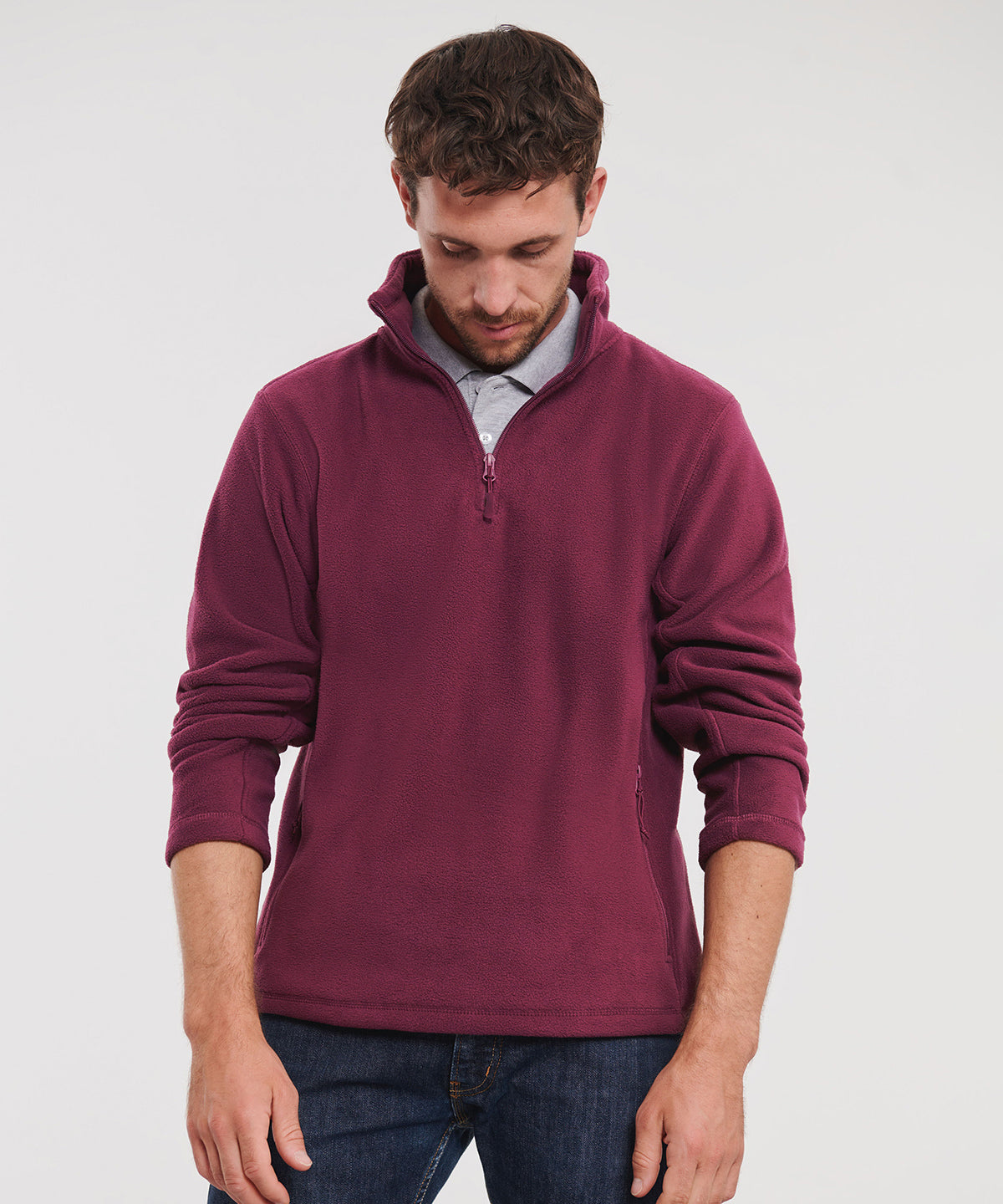 ¼-zip outdoor fleece