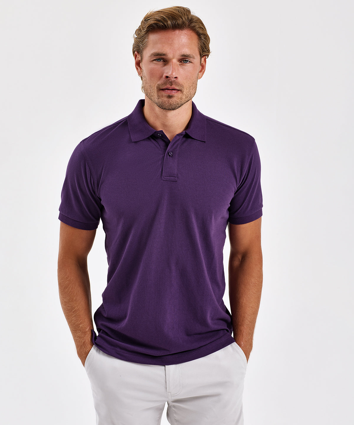 Men’s polycotton blend polo