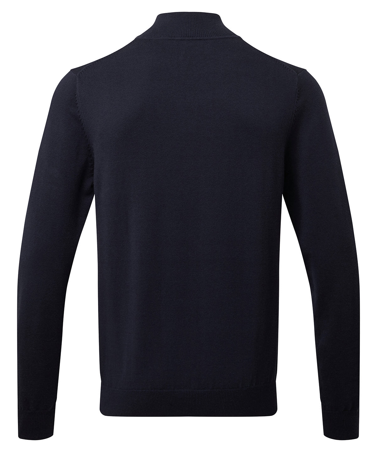 Men's cotton blend ¼ zip sweater