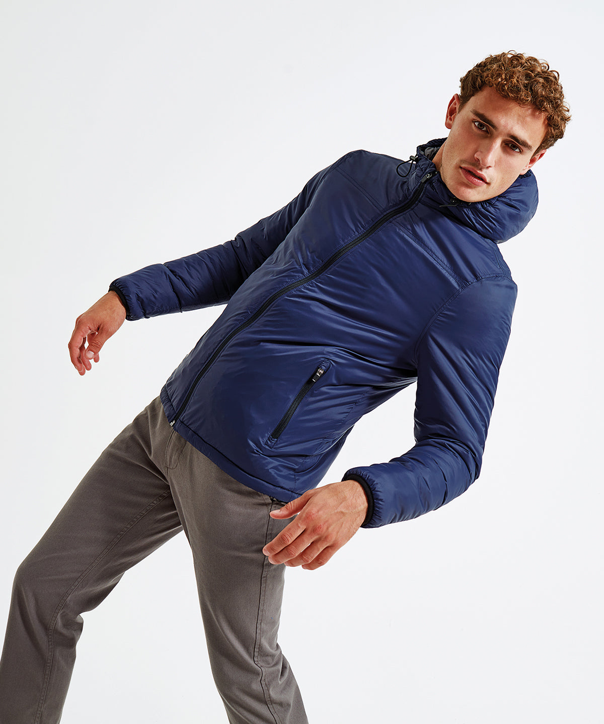 Men's padded wind jacket