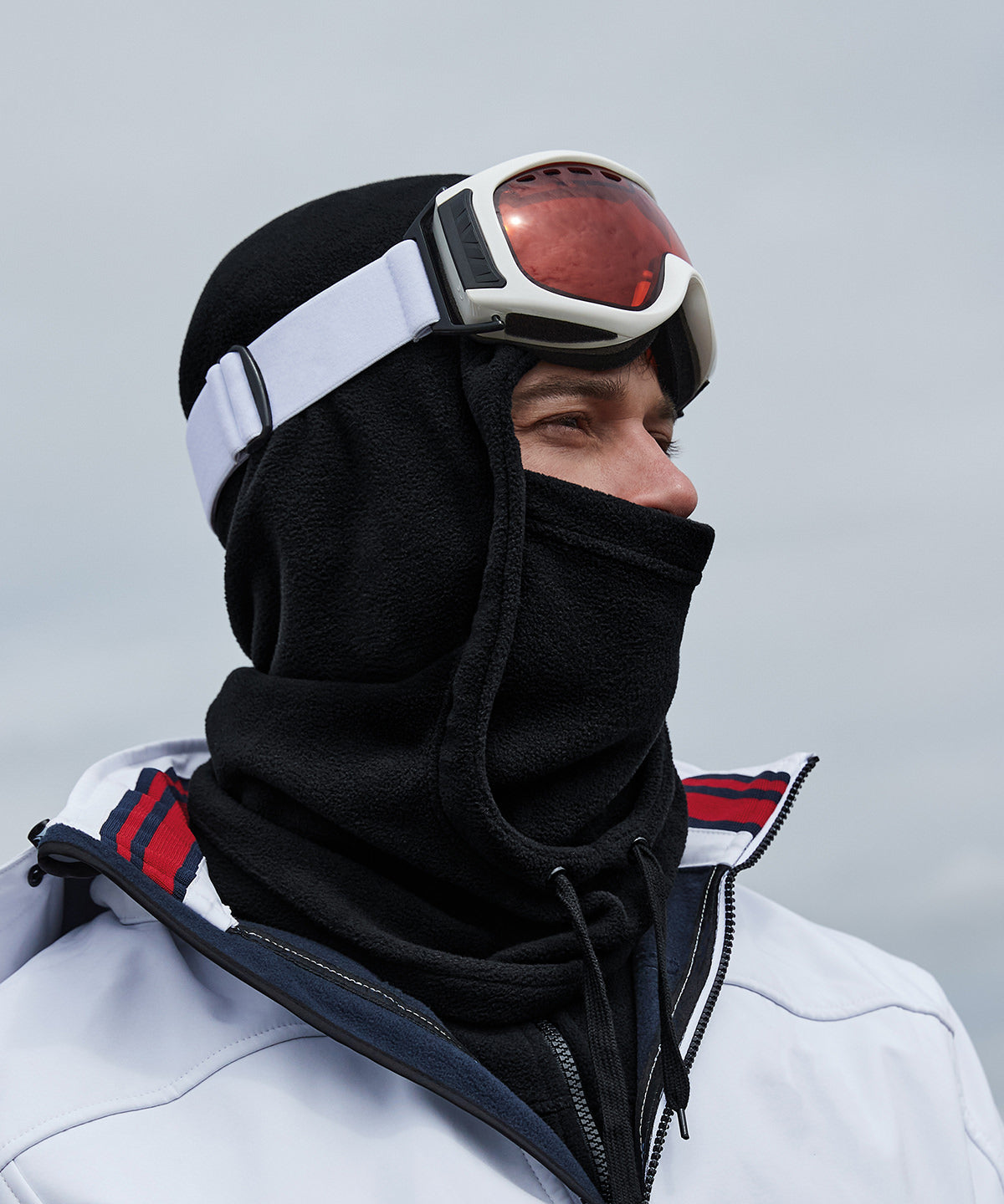 Recycled fleece hood