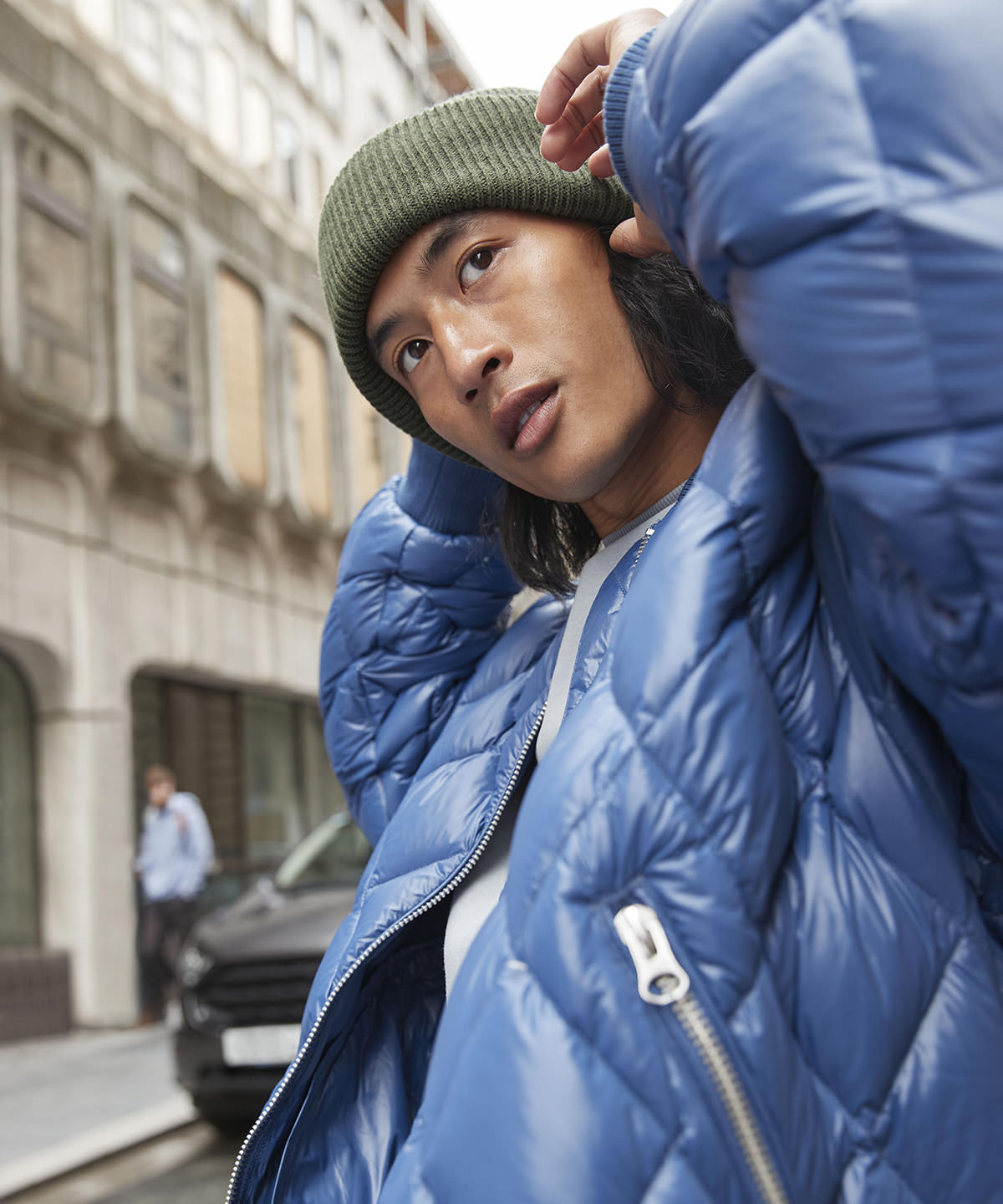 Classic engineered deep-cuffed beanie