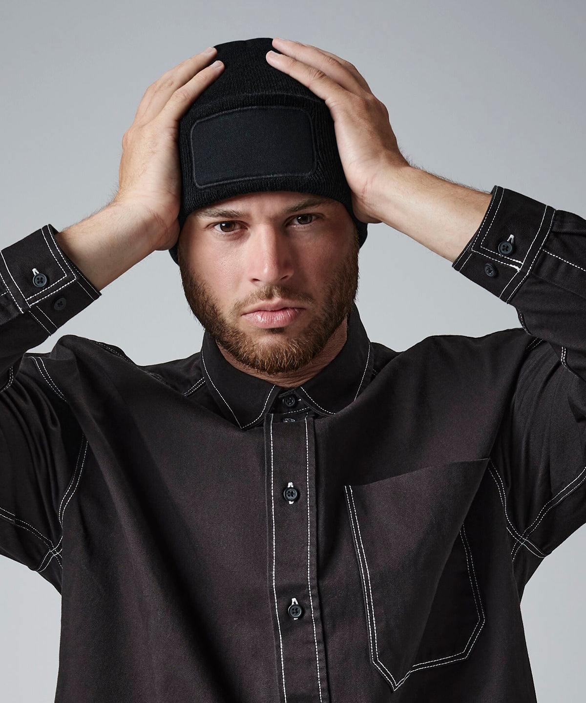 Recycled original patch beanie